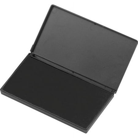 CLI Nontoxic Foam Ink Pads 1 Each - 2.8" Width x 4.3" Length - Foam Pad - Black Ink - Black