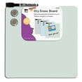 thumbnail image 1 of Charles Leonard Magnetic Dry Erase Board with Marker & Magnets, Unframed, 11.5" x 11.5", Pack of 6, 1 of 2
