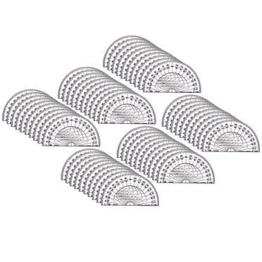 Open Center Protractor, Plastic, 6