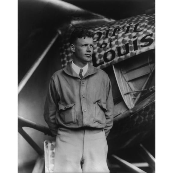 Charles Lindbergh History (18 x 24)