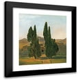 thumbnail image 1 of Charles Lock Eastlake 15x16 Black Modern Framed Museum Art Print Titled - Cypress Trees at the Villa D’Este (1817), 1 of 5