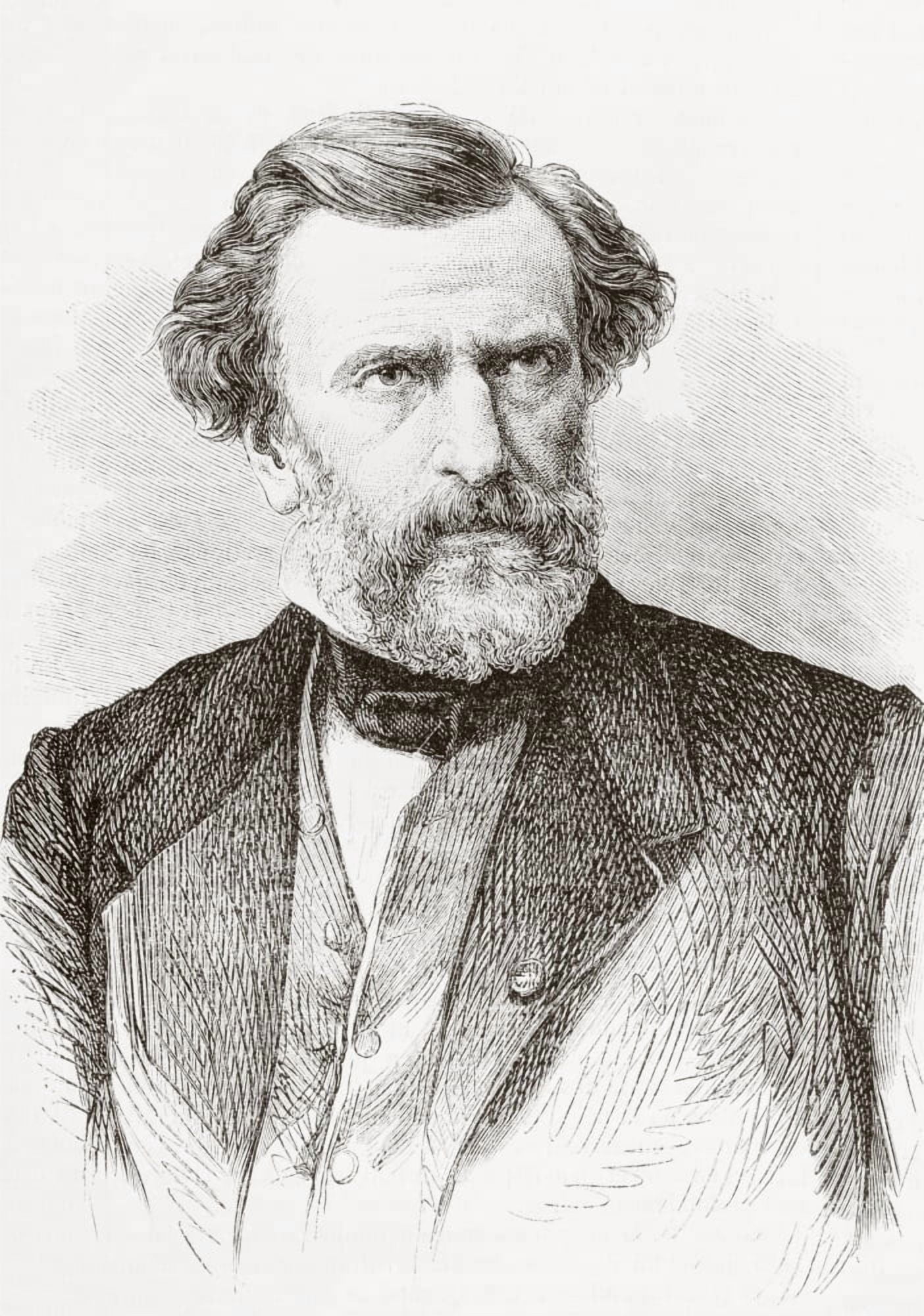 Charles Louis Ambroise Thomas 1811 - 1896 French Composer From Lunivers Illustre Published In Paris In 1868 Canvas Art - Ken Welsh Design Pics (22 x 32)