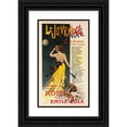 thumbnail image 1 of Charles Lucas 12x18 Black Ornate Wood Framed Double Matted Museum Art Print Titled - Poster to Announce the Publication of ‘Rome’ in the Newspaper (1899), 1 of 5