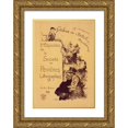 thumbnail image 1 of Charles-Lucien Léandre 18x24 Gold Ornate Framed and Double Matted Museum Art Print Titled - Gallery of Modern Artists (1900), 1 of 4