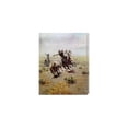 thumbnail image 1 of Charles M. Russell 'Cowboy Roping a Steer' Stretched Canvas, 1 of 1