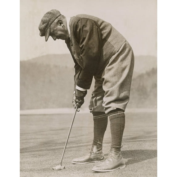 Charles M. Schwab Golfing At White Sulphur Springs History (24 x 36)