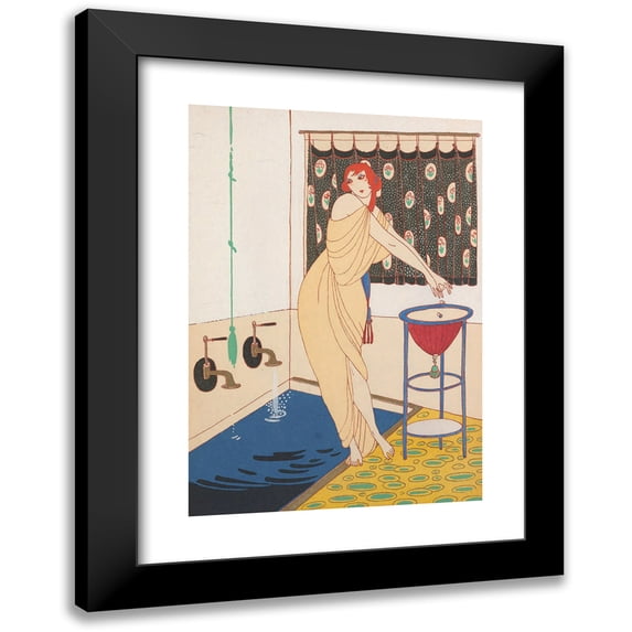 Charles Martin 18x24 Black Modern Framed Museum Art Print Titled - Le Bain (1913)