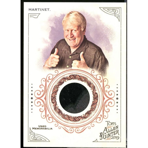 Charles Martinet Card 2019 Topps Allen and Ginter Relics #FSRACM