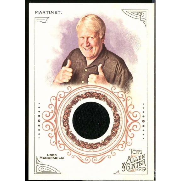 Charles Martinet Card 2019 Topps Allen and Ginter Relics #FSRACM