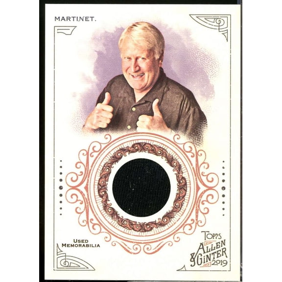 Charles Martinet Card 2019 Topps Allen and Ginter Relics #FSRACM