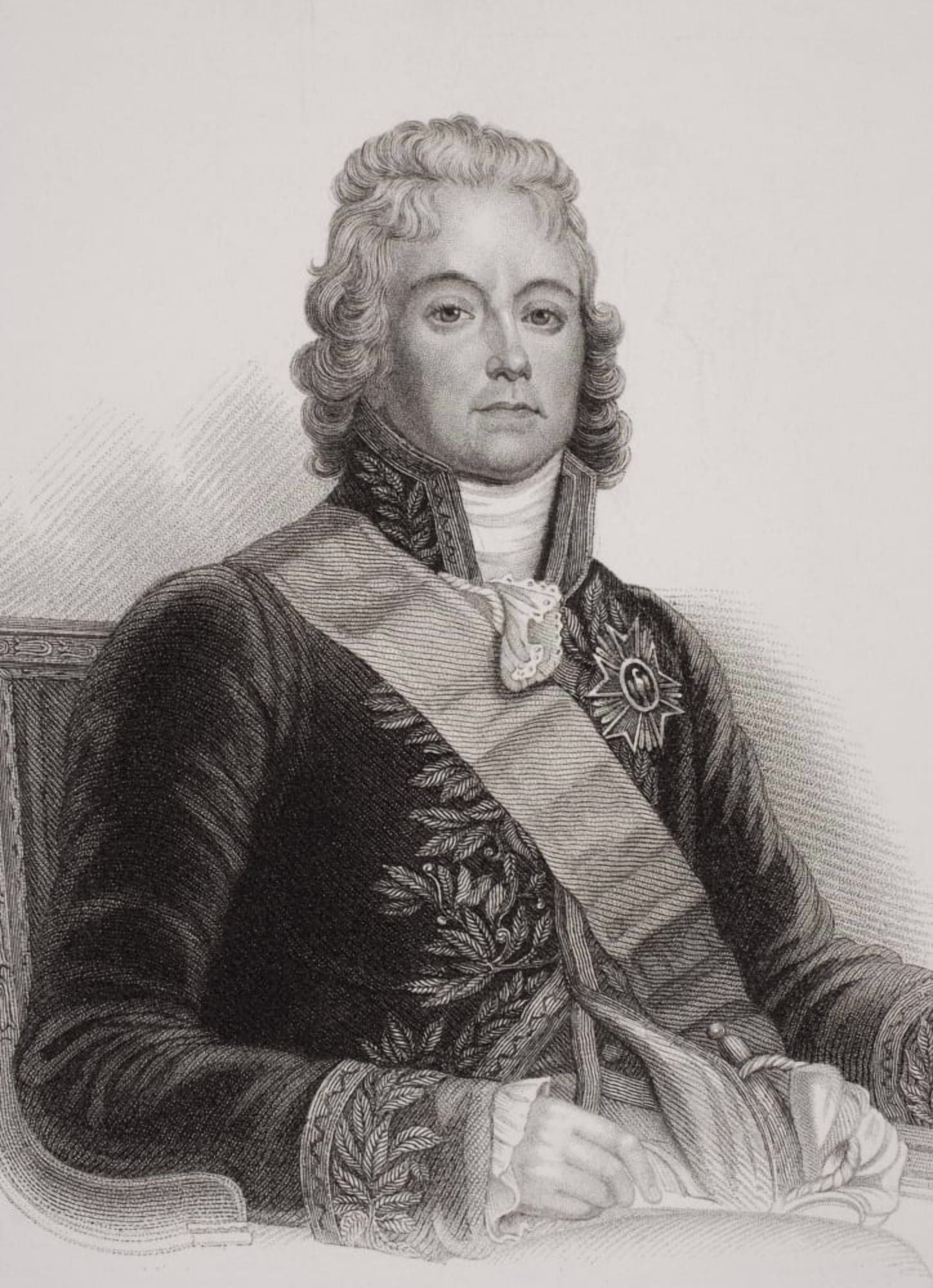 Charles Maurice De Talleyrand Perigord Prince Of Benevent 1754-1838 French Politician And Diplomat Engraved By S Freeman From A Painting By Gerrard Canvas Art - Ken Welsh Design Pics (24 x 34)