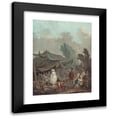 thumbnail image 1 of Charles-Melchior Descourtis 12x14 Black Modern Framed Museum Art Print Titled - Noce De Village (Village Wedding) (1785), 1 of 1