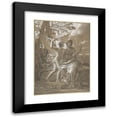 thumbnail image 1 of Charles Meynier 14x18 Black Modern Framed Museum Art Print Titled - The Muse Erato Writing Verses Inspired by Love (ca. 1797), 1 of 5