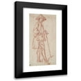 thumbnail image 1 of Charles Parrocel 14x24 Black Modern Framed Museum Art Print Titled - Man Standing, Holding a Sword, 1 of 5