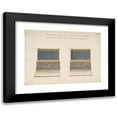 thumbnail image 1 of Charles Percier 18x14 Black Modern Framed Museum Art Print Titled - Right and Left Tribunes, 1 of 5