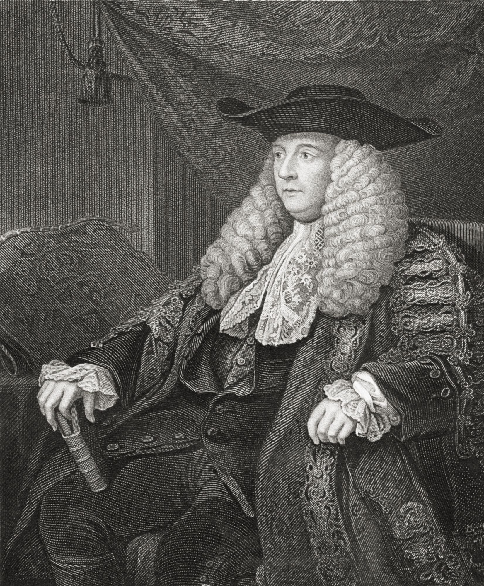 Charles Pratt 1St Earl Camden C 1714 To 1794 English Lawyer Judge And Whig Politician Drawn By H Warren From History Of Ireland Published C1854 Canvas Art - Ken Welsh Design Pics (13 x 16)