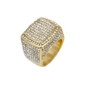 Charles Raymond Bling Bling Hip Hop Iced Out Luxury Men's Ring - 444