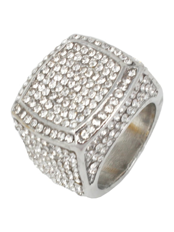 Bling Bling Hip Hop Iced Out Luxury Men's Ring - 444