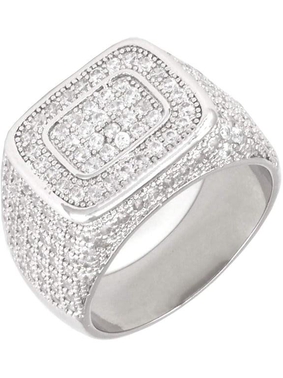 Bling Bling Hip Hop Iced Out Luxury Men's Ring - 555