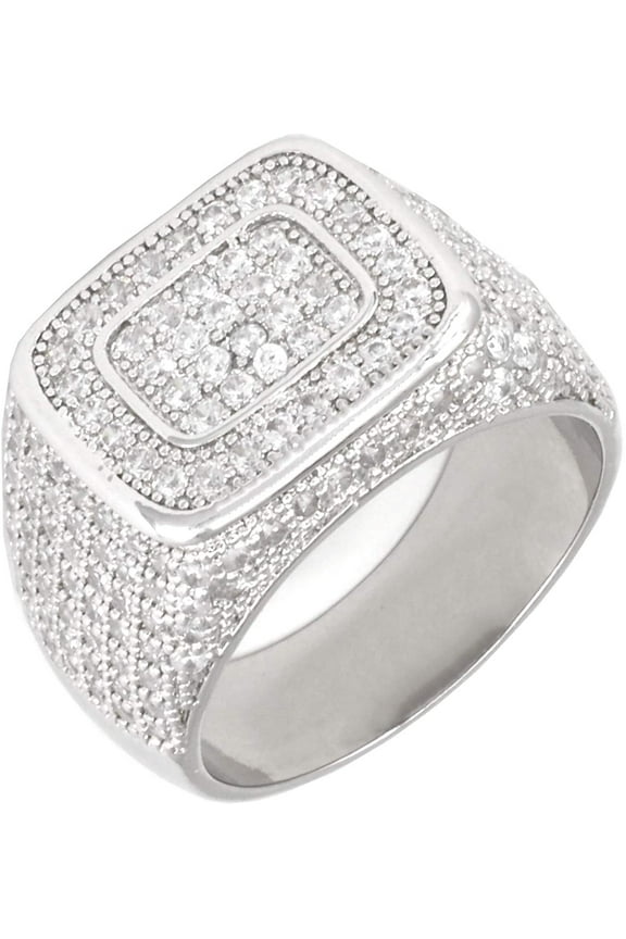 Bling Bling Hip Hop Iced Out Luxury Men's Ring - 555