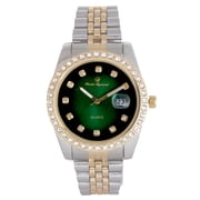 Charles Raymond Rolly Look Blinged Out to Shoot for The Stars Dial - Designed for Kings Hard Hitter Big Demeanors! Iced Out w/This Diamond Eye-Catching Dial Timepiece - ST10355