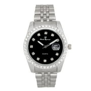Charles Raymond Rolly Look Blinged Out to Shoot for The Stars Dial - Designed for Kings w/Hard Hitter Big Demeanors! Stand Out w/This Diamond Iced Out Eye-Catching Dial Timepiece - ST10355