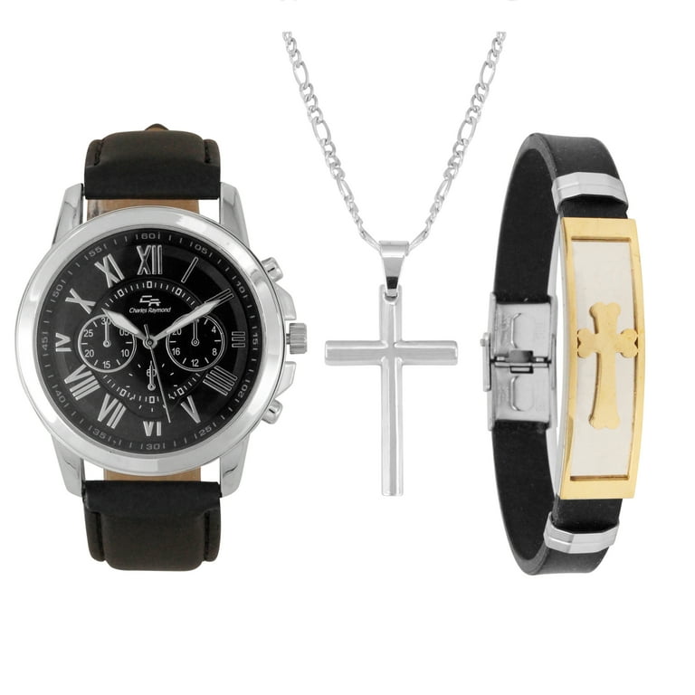 Charles Raymond Watch Men's Gift Set, Perfect Gift for Anniversary