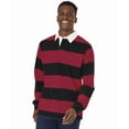 thumbnail image 1 of Charles River Apparel 9278 Classic Rugby Shirt-black/red-3XL, 1 of 3