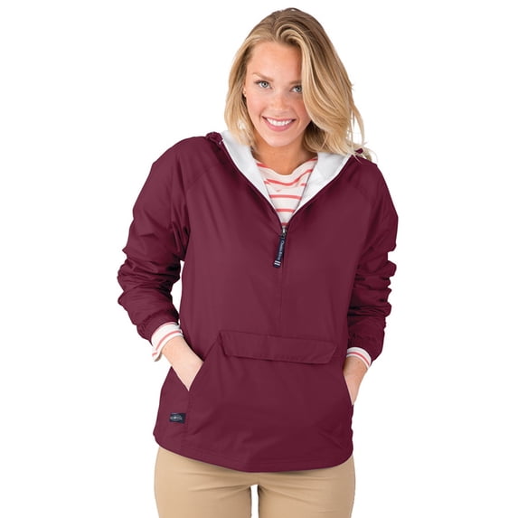 Charles River Apparel 9905 Classic Solid Pullover-Maroon-XL