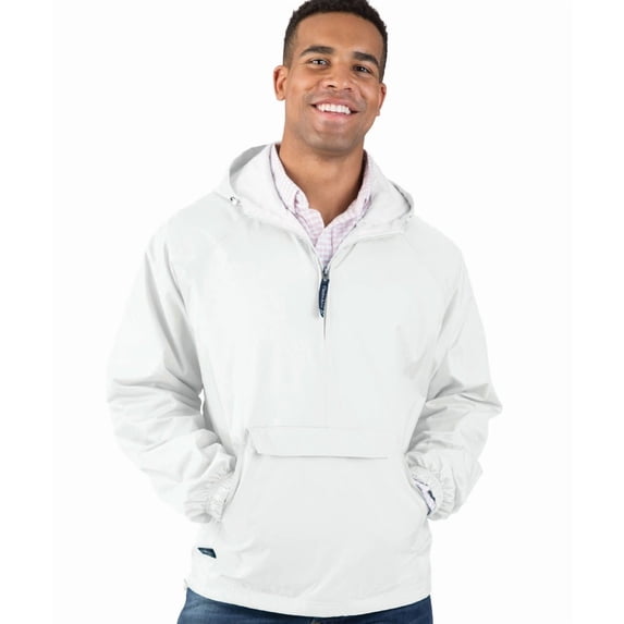 Charles River Apparel 9905 Classic Solid Pullover-White-L