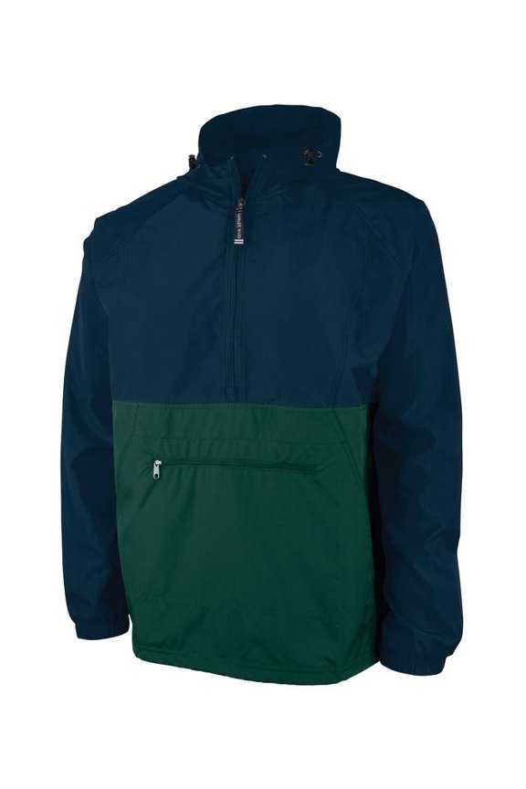 Adult Color Blocked Pack-N-Go in NAVY/FOREST 3XL | 9012
