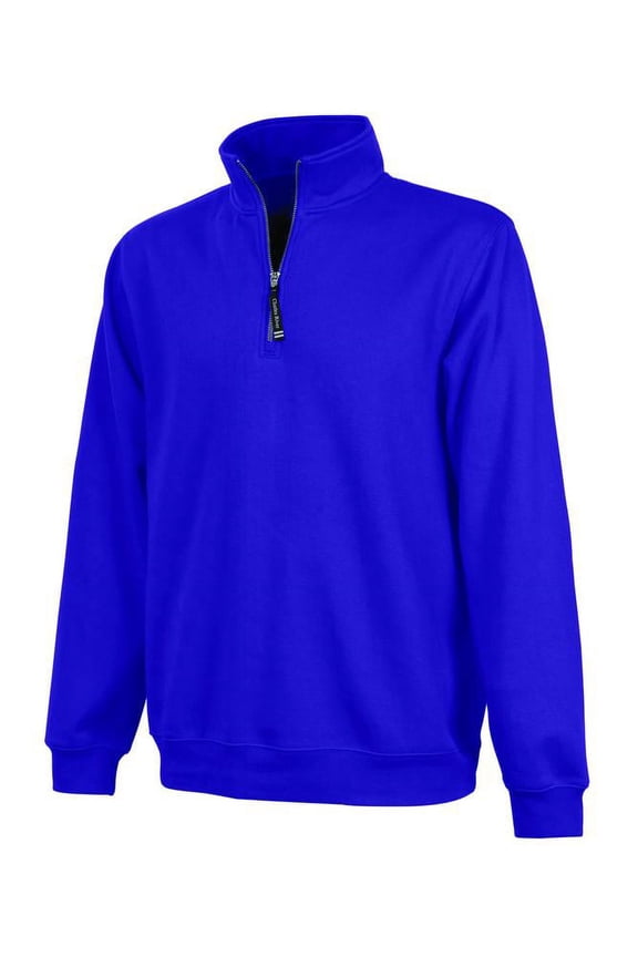 Adult Crosswind Quarter Zip Sweatshirt in Purple S | 9359