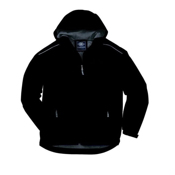 Charles River Adult Nor'Easter Jacket in Black 3XL | 9675