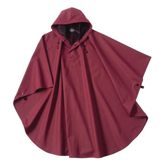 Charles River Adult Pacific Poncho in Maroon ONE | 9709