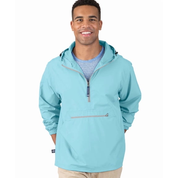 Charles River Apparel 9904 Pack-N-Go Pullover-Aqua-XL
