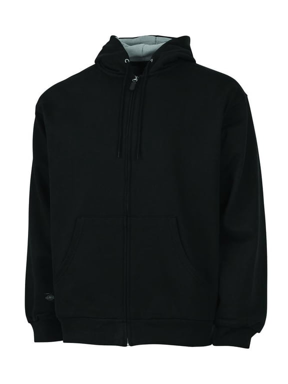 Adult Tradesman Full Zip Sweatshirt in Black 4XL | 9542
