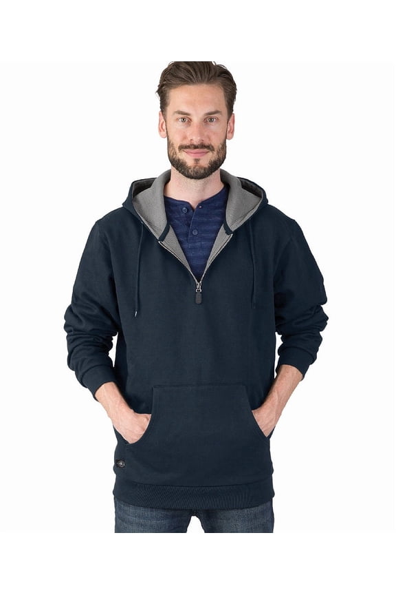 Apparel 9753 Tradesman Quarter Zip Sweatshirt-Navy-XL