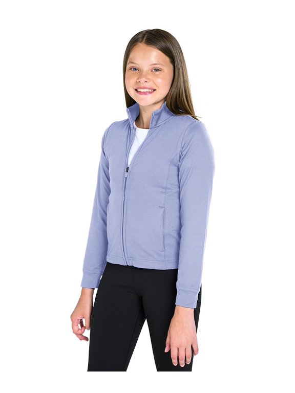Apparel 4586 Girls' Nu Fitness Jacket-Twilight-XS