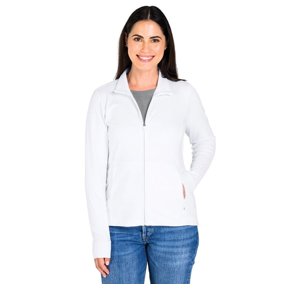 Charles River Apparel 5586 Women's Nu Fitness Jacket-White-M
