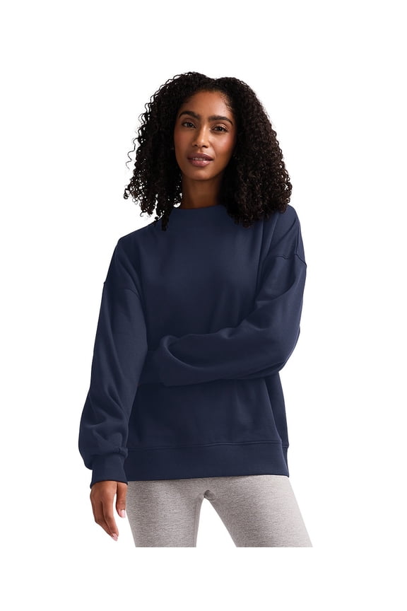 Apparel 5726 Women's Willow Mock-Neck Sweatshirt-Navy-M