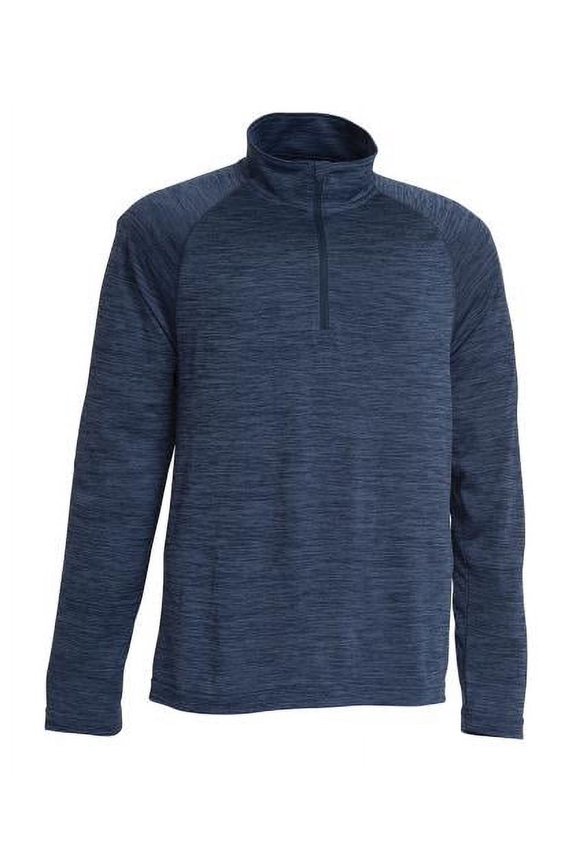 Apparel 9763 Men's Space Dye Performance Pullover-Navy-XXL