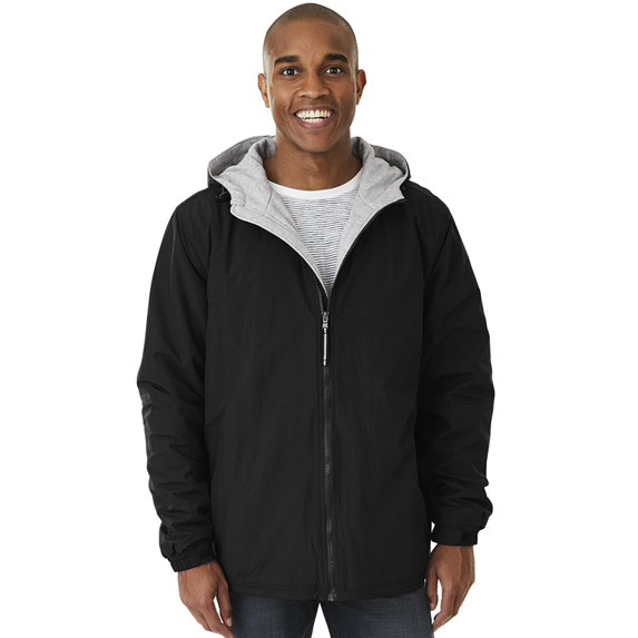 Charles River Apparel Men's Warmth Fleece Sweatshirt Jacket
