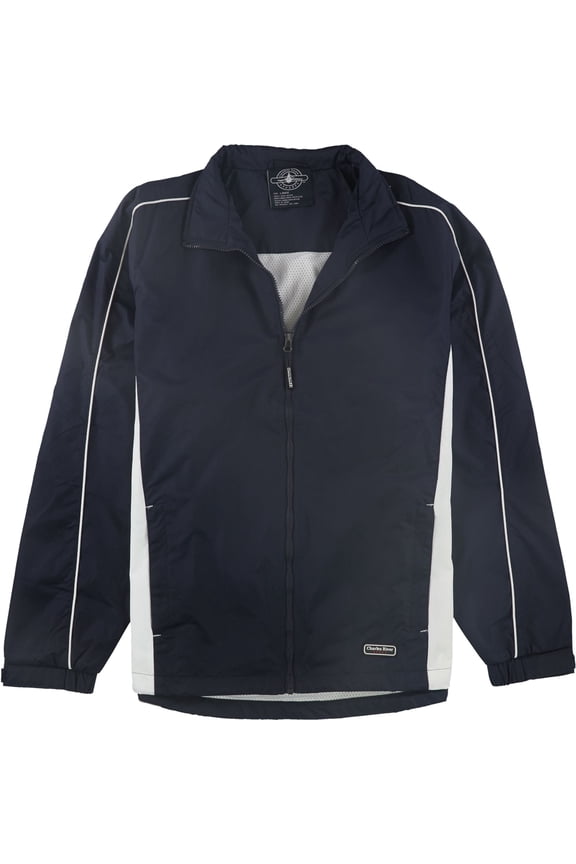 Apparel Mens The Pivot Track Jacket, Blue, Large