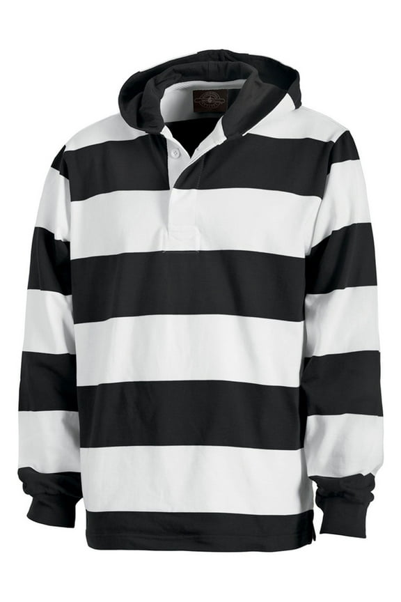 Apparel Women's Hooded Rugby Pullover