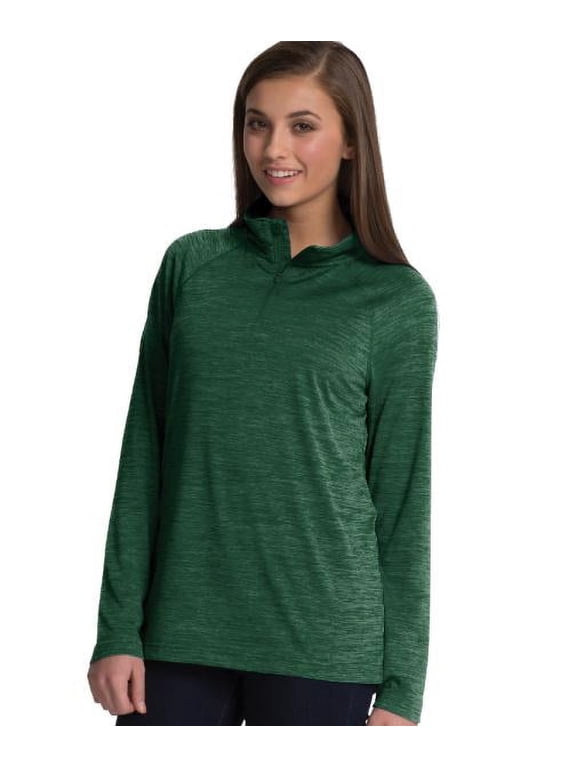 Apparel Women's Space Dye Performance Pullover-5763