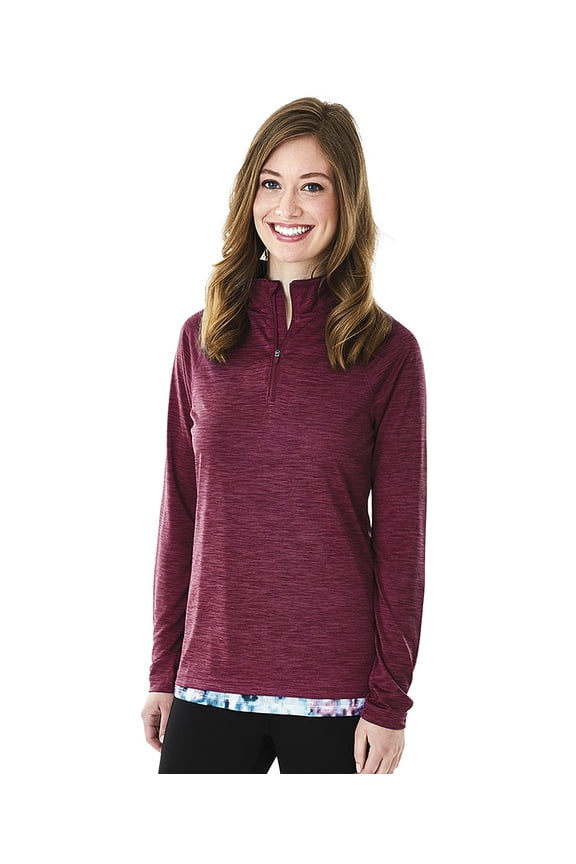 Apparel Women's Space Dye Performance Pullover-5763