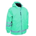 thumbnail image 1 of Charles River Apparel 7099 Children's New Englander Rain Jacket-Aqua/Reflective-6, 1 of 2