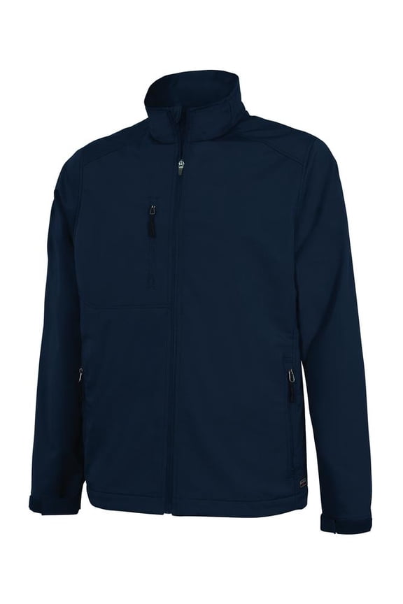 Apparel 9317 Men's Axis Soft Shell Jacket-Navy-XL