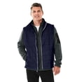 thumbnail image 1 of Charles River Apparel 9535 Men's Radius Quilted Vest-Navy/Grey-S, 1 of 3