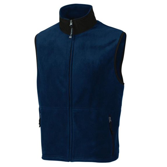 Charles River Apparel 9503 Men's Ridgeline Fleece Vest-Navy/Black-S